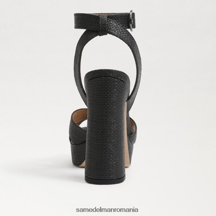 Sam Edelman încălţăminte negru femei sandale cu platformă kayna HN448Z513