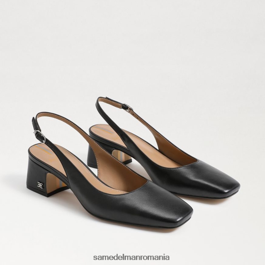 Sam Edelman încălţăminte negru femei terra slingback kitten heel HN448Z189