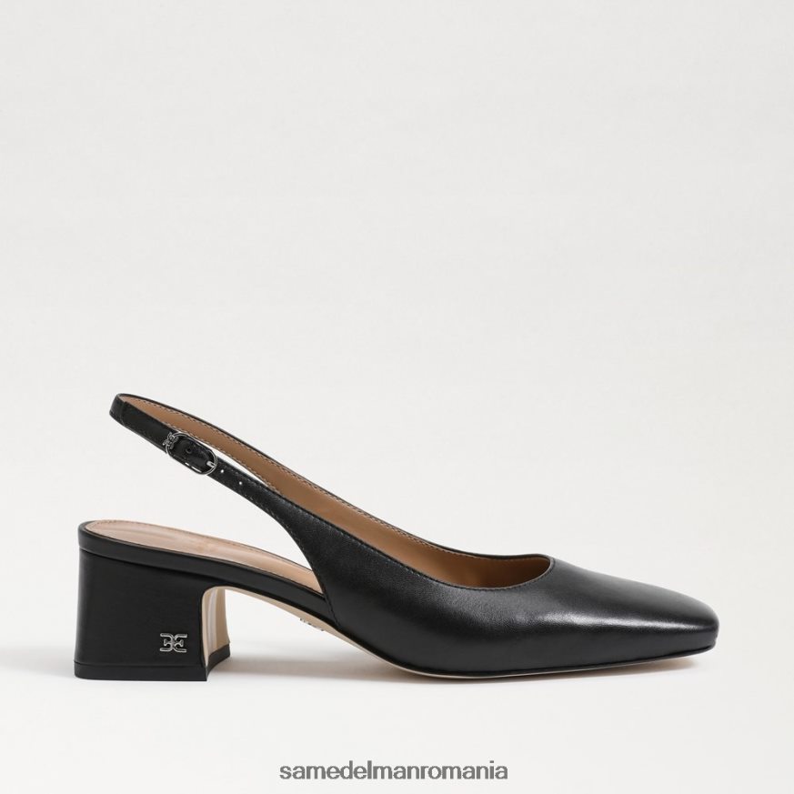 Sam Edelman încălţăminte negru femei terra slingback kitten heel HN448Z189