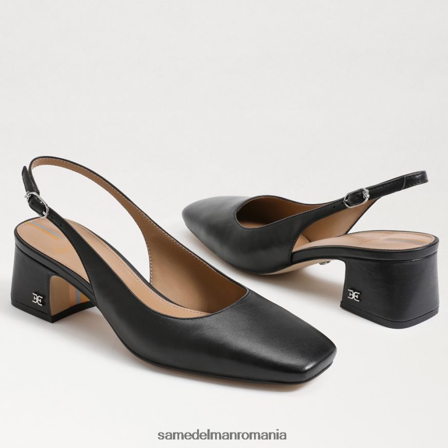 Sam Edelman încălţăminte negru femei terra slingback kitten heel HN448Z189