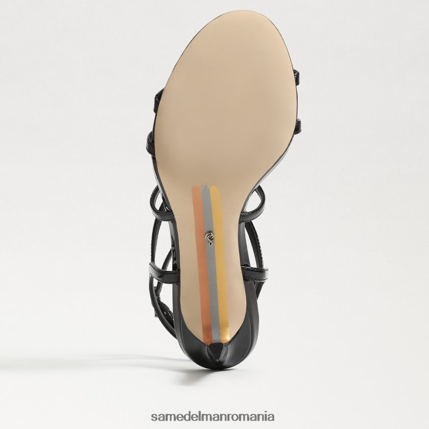 Sam Edelman încălţăminte negru femei toc cu bretele delanie HN448Z648