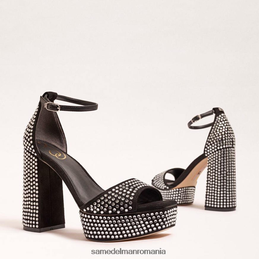 Sam Edelman încălţăminte negru femei toc platforma nellie glitz HN448Z453