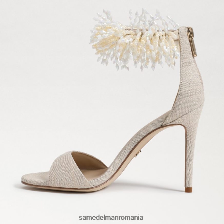 Sam Edelman încălţăminte nisip femei toc cu bandă la gleznă cu margele Gillie HN448Z604