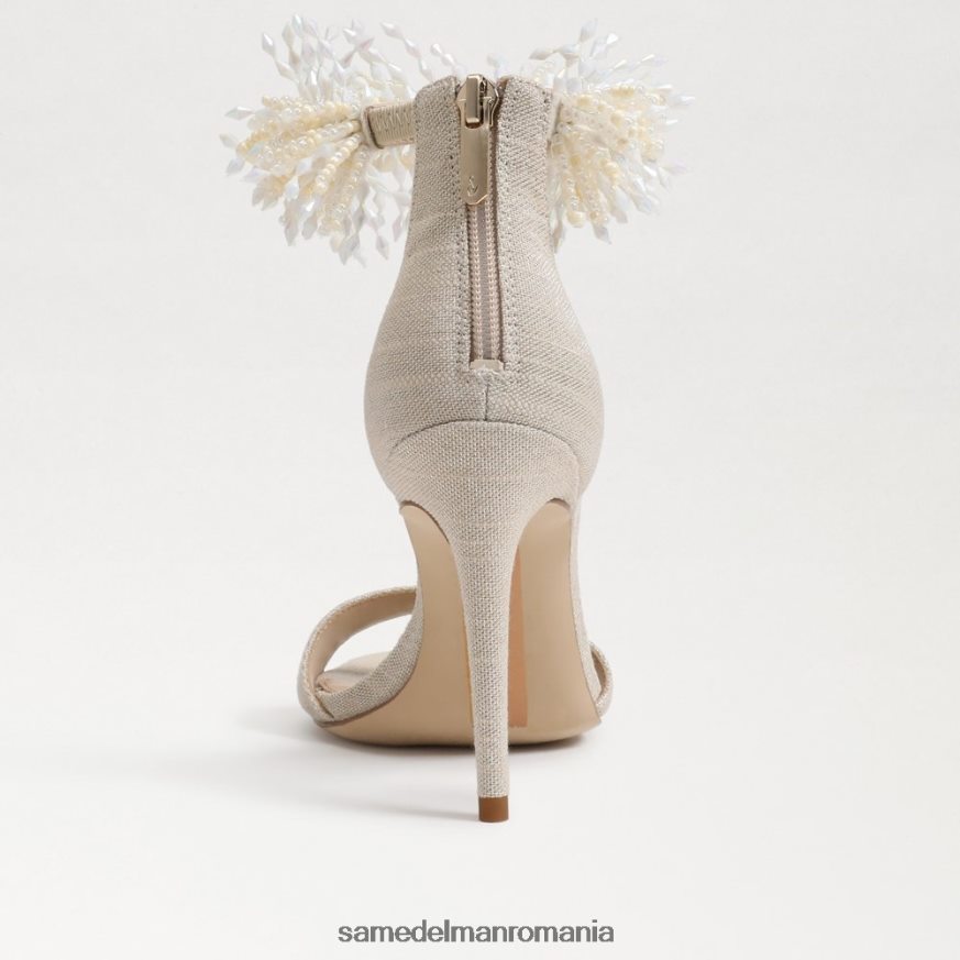 Sam Edelman încălţăminte nisip femei toc cu bandă la gleznă cu margele Gillie HN448Z604