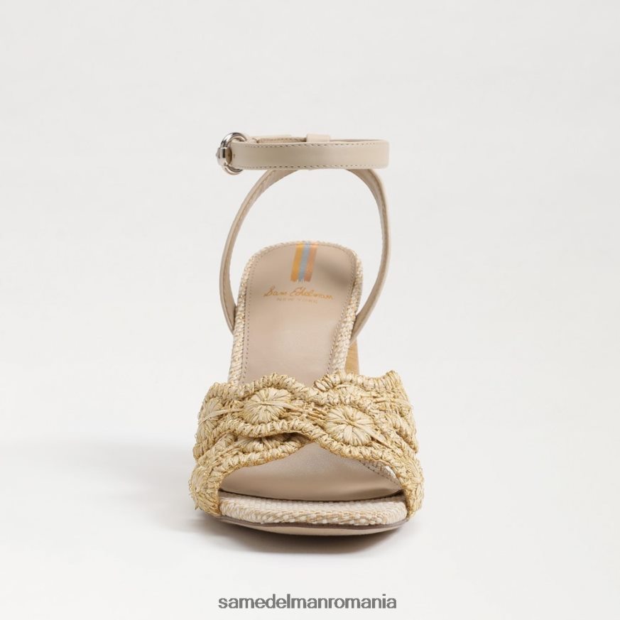 Sam Edelman încălţăminte nisip natural/de vară femei toc bloc kacie HN448Z706