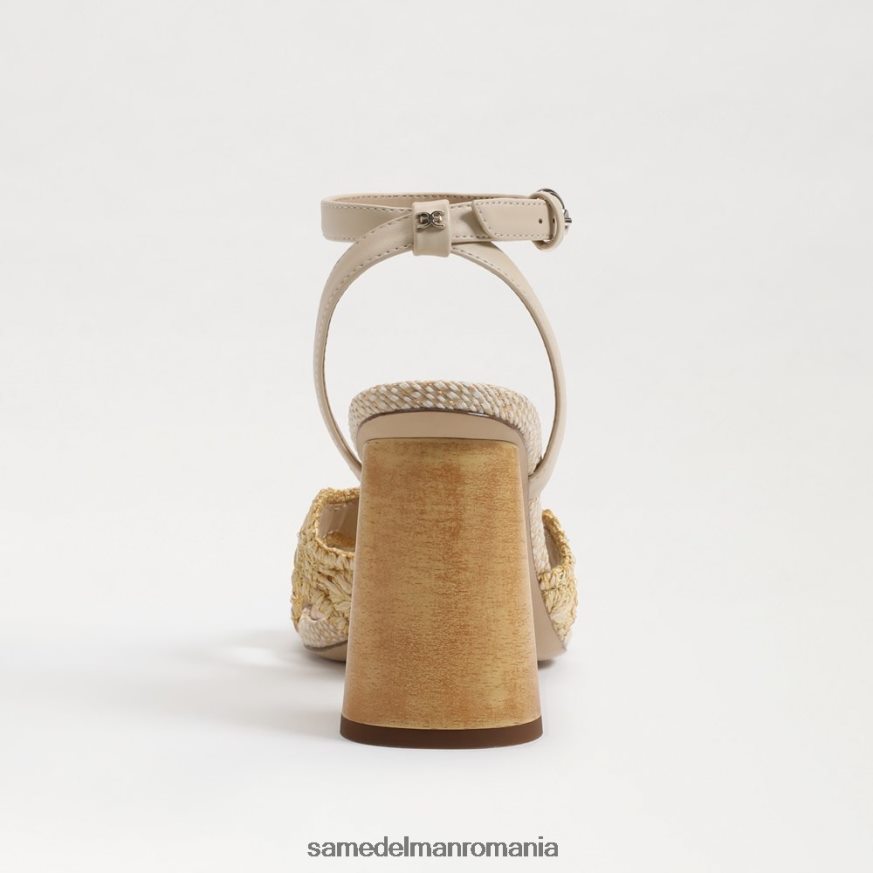 Sam Edelman încălţăminte nisip natural/de vară femei toc bloc kacie HN448Z706