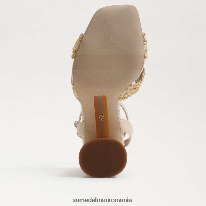 Sam Edelman încălţăminte nisip natural/de vară femei toc bloc kacie HN448Z706