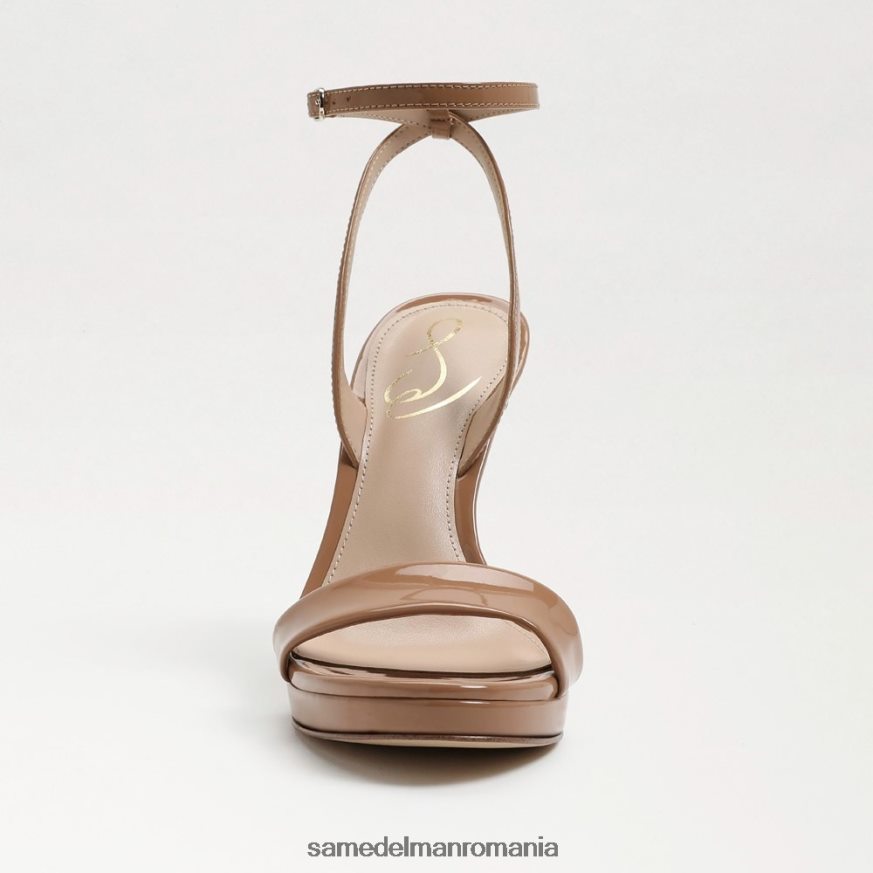 Sam Edelman încălţăminte patent de blush rosa femei jad curea la gleznă toc HN448Z390