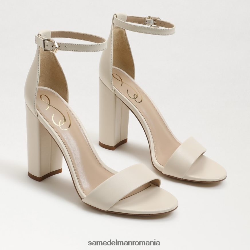 Sam Edelman încălţăminte piele de fildeș modernă femei sandale cu toc bloc yaro HN448Z329