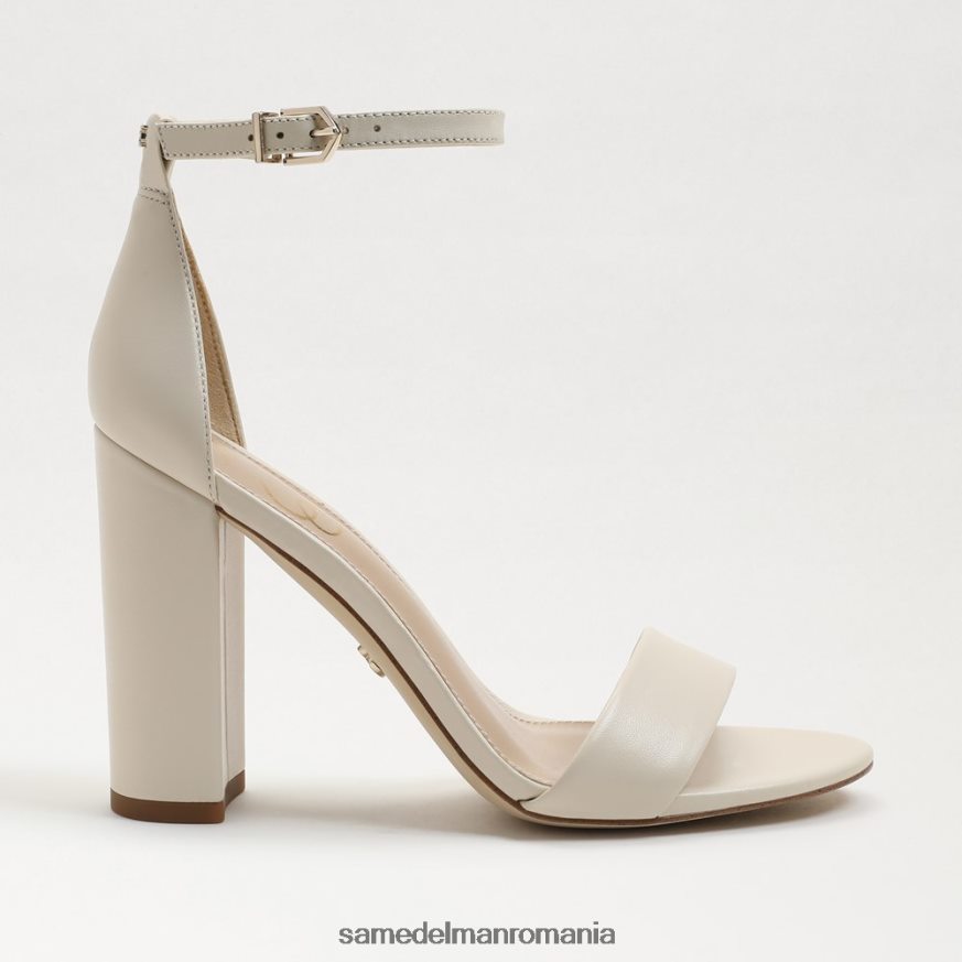 Sam Edelman încălţăminte piele de fildeș modernă femei sandale cu toc bloc yaro HN448Z329