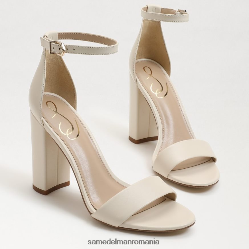 Sam Edelman încălţăminte piele de fildeș modernă femei sandale cu toc bloc yaro HN448Z329