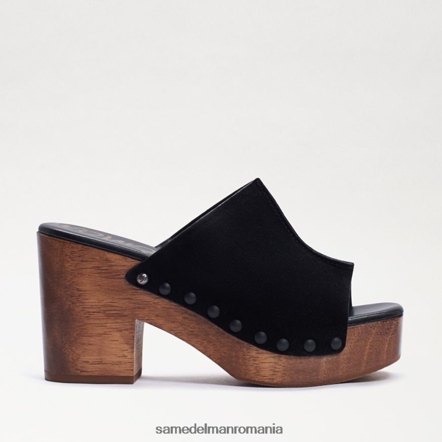 Sam Edelman încălţăminte piele intoarsa neagra femei josselyn mule HN448Z640