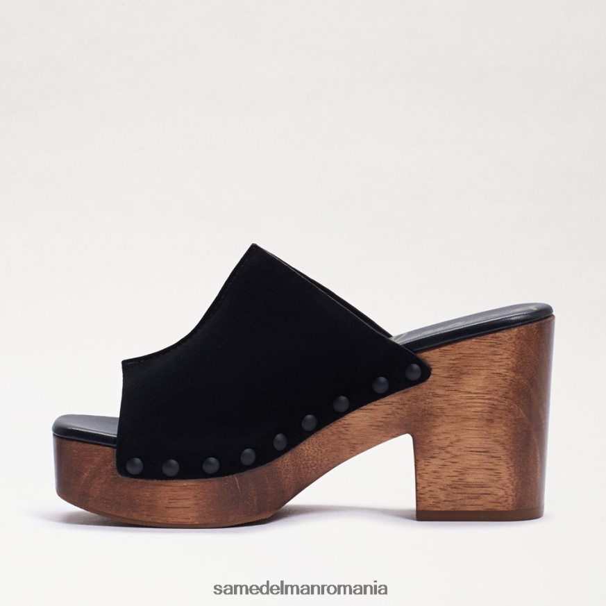 Sam Edelman încălţăminte piele intoarsa neagra femei josselyn mule HN448Z640