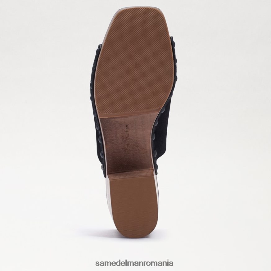 Sam Edelman încălţăminte piele intoarsa neagra femei josselyn mule HN448Z640