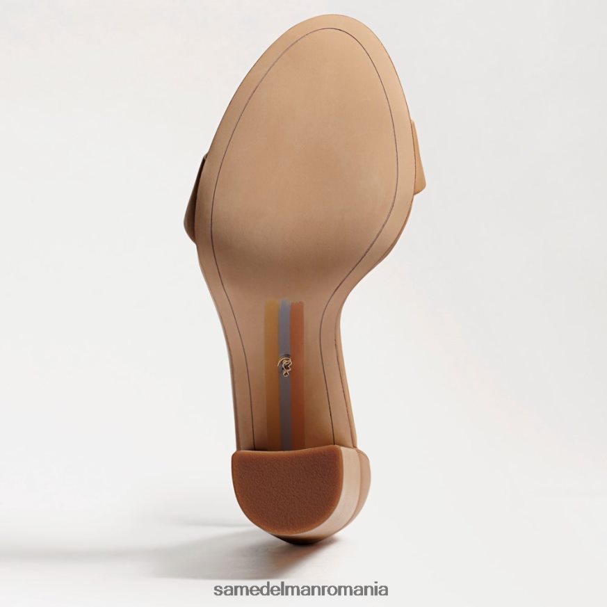 Sam Edelman încălţăminte piele moale bej femei sandale cu toc bloc yaro HN448Z326