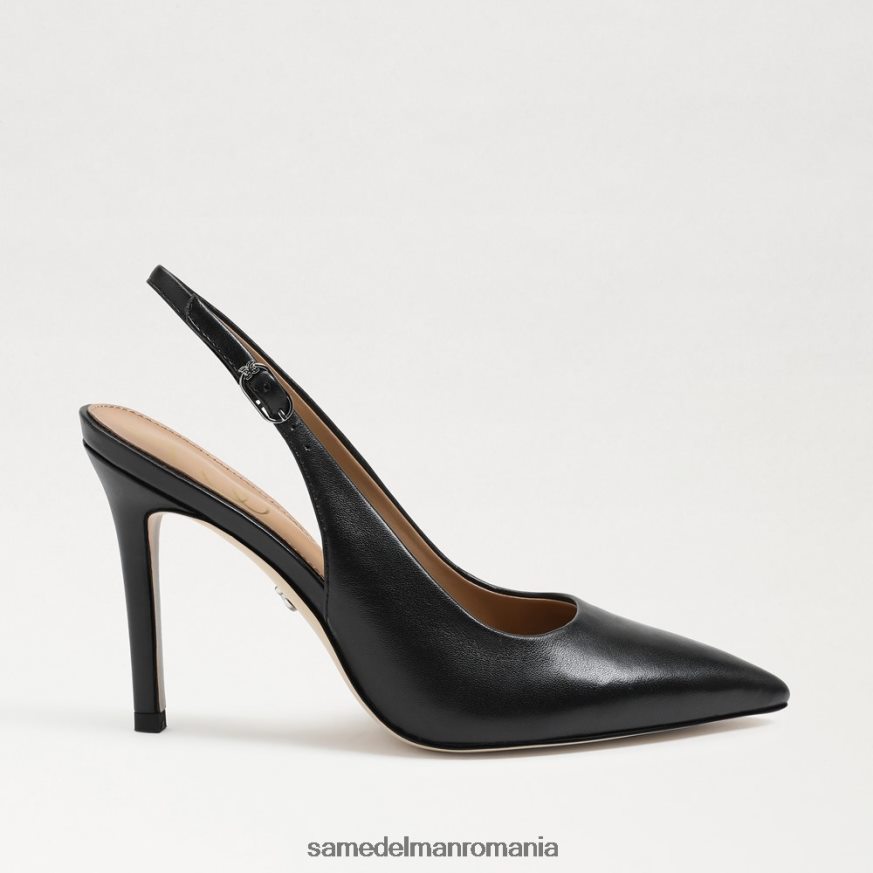 Sam Edelman încălţăminte piele neagra femei pompă hazel slingback HN448Z662