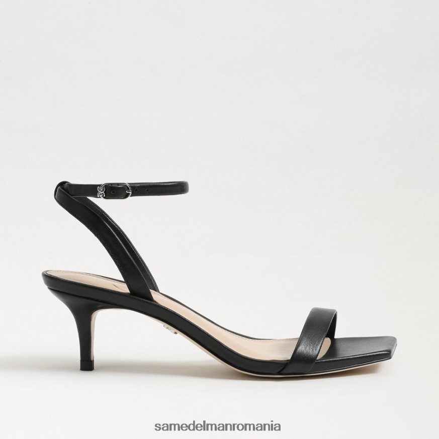 Sam Edelman încălţăminte piele neagra femei rayelle kitten heel HN448Z679