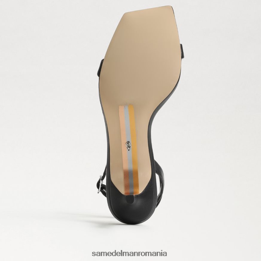Sam Edelman încălţăminte piele neagra femei rayelle kitten heel HN448Z679