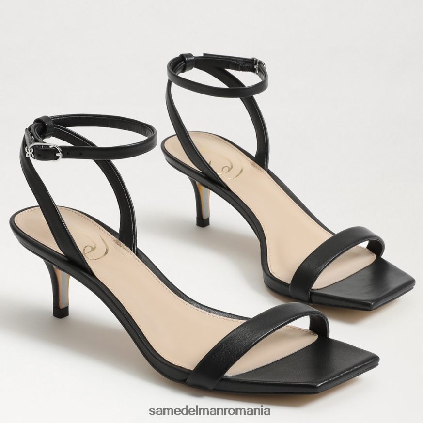 Sam Edelman încălţăminte piele neagra femei rayelle kitten heel HN448Z679