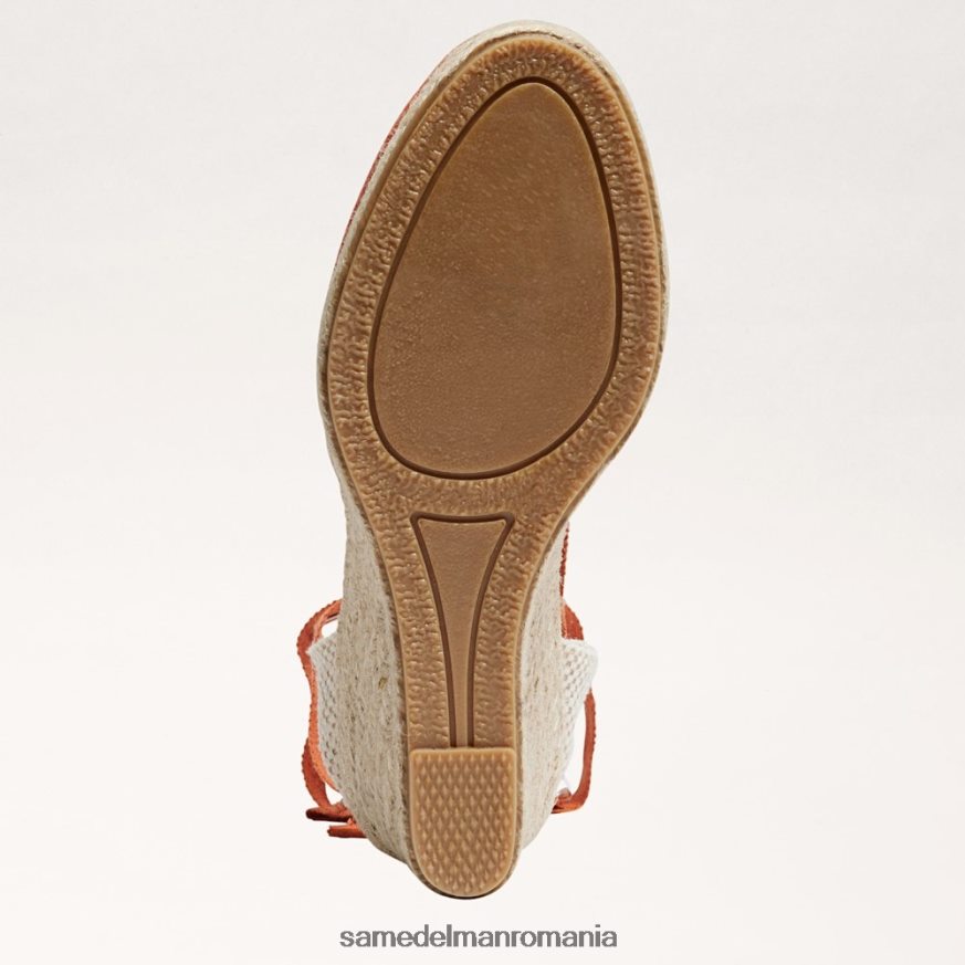 Sam Edelman încălţăminte portocala ars femei sandale cu pană margherita espadrile HN448Z86