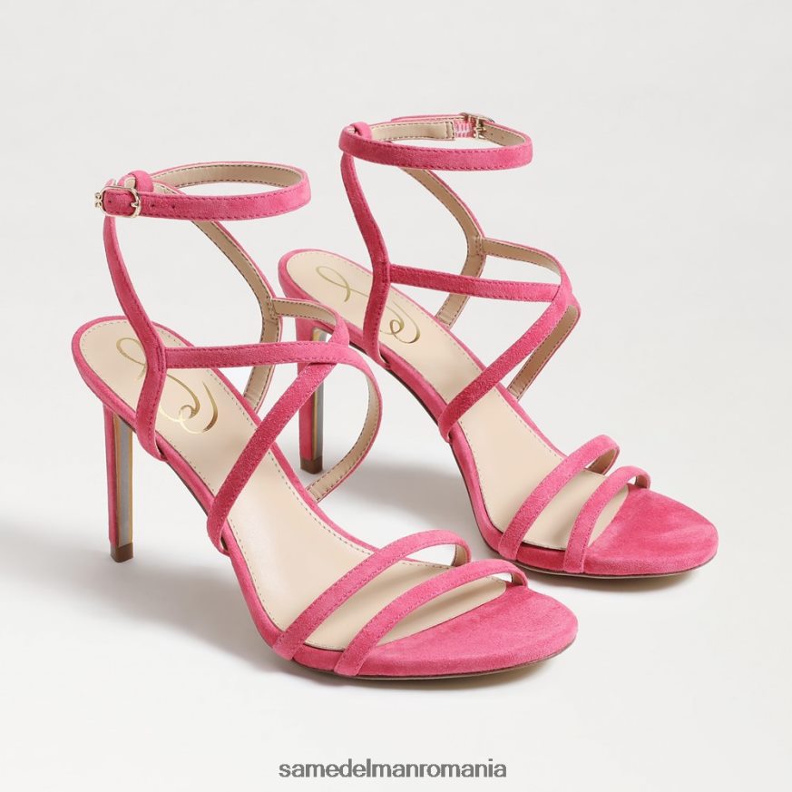 Sam Edelman încălţăminte roz azalea femei toc cu bretele delanie HN448Z647