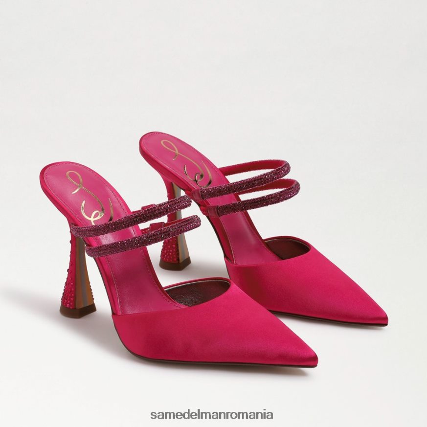 Sam Edelman încălţăminte satin fucsia îndrăzneț femei agustina mule pump HN448Z954