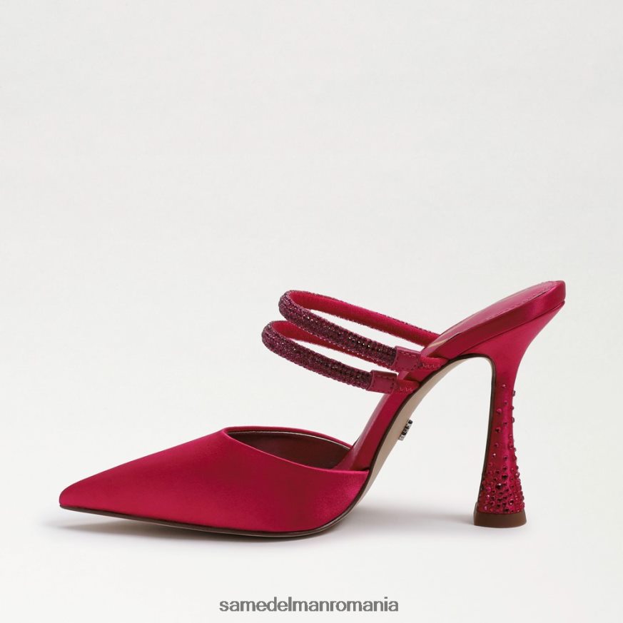 Sam Edelman încălţăminte satin fucsia îndrăzneț femei agustina mule pump HN448Z954