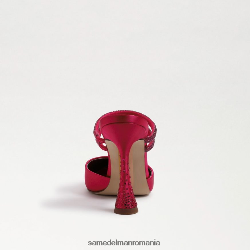 Sam Edelman încălţăminte satin fucsia îndrăzneț femei agustina mule pump HN448Z954