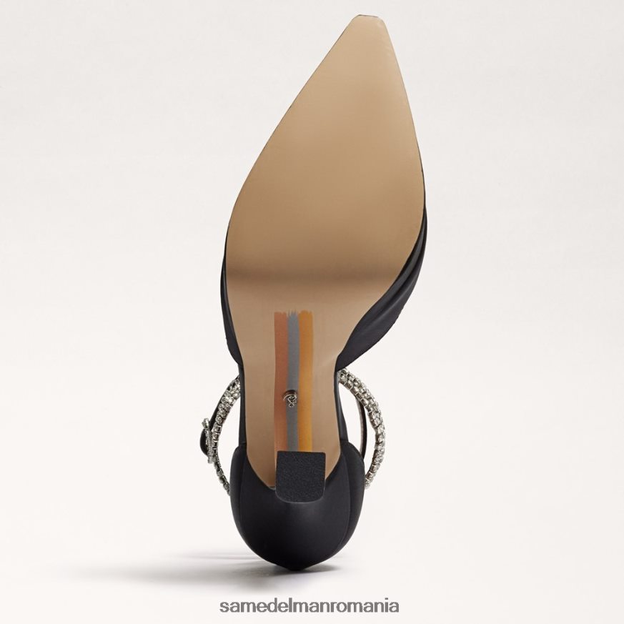 Sam Edelman încălţăminte satin negru femei andie platforma toc HN448Z761