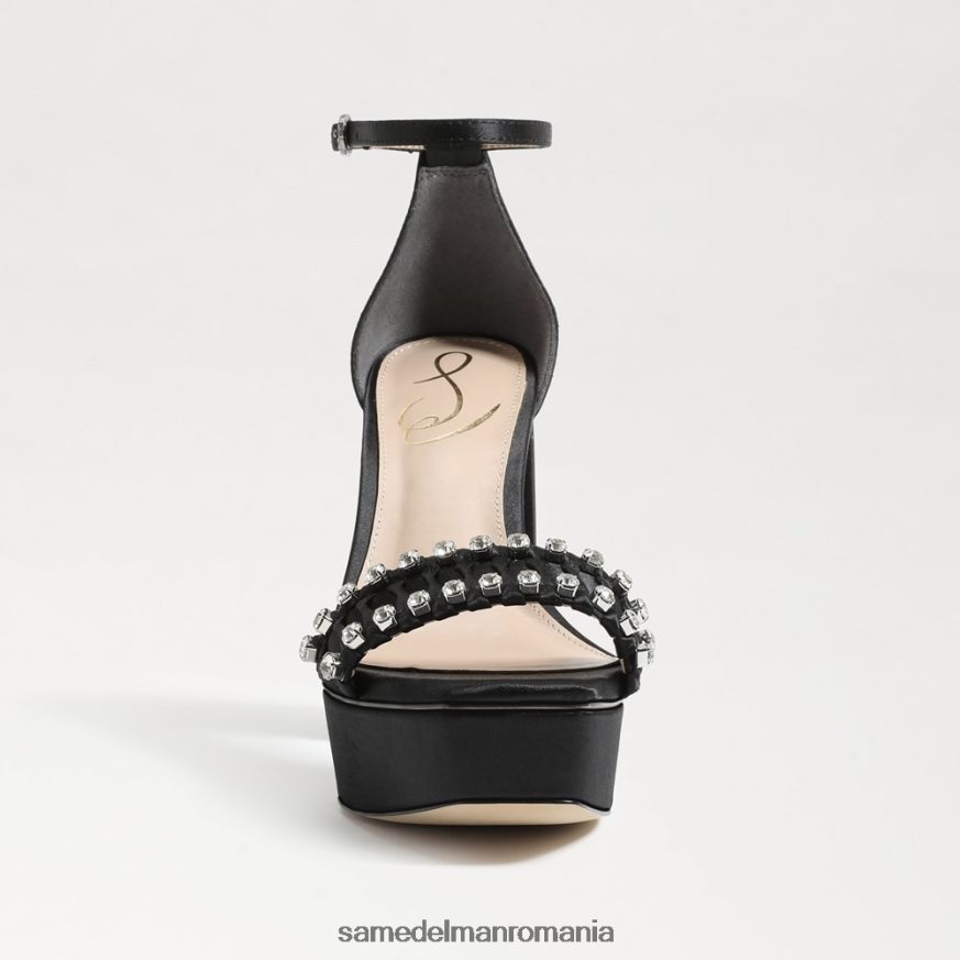 Sam Edelman încălţăminte satin negru femei toc platformă ninette HN448Z758
