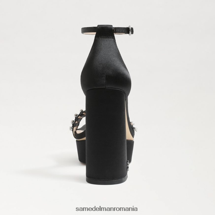 Sam Edelman încălţăminte satin negru femei toc platformă ninette HN448Z758