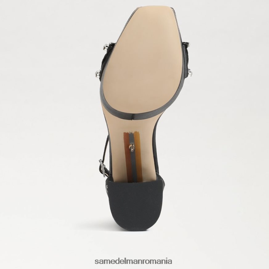 Sam Edelman încălţăminte satin negru femei toc platformă ninette HN448Z758