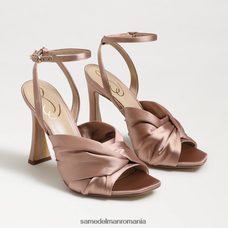 Sam Edelman încălţăminte satin pralinat femei toc cu bretele lavanda HN448Z948