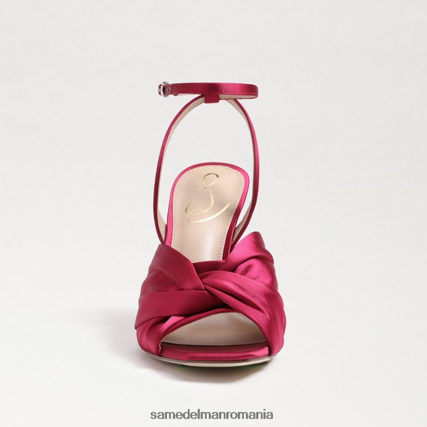 Sam Edelman încălţăminte satin zmeură femei toc cu bretele lavanda HN448Z949