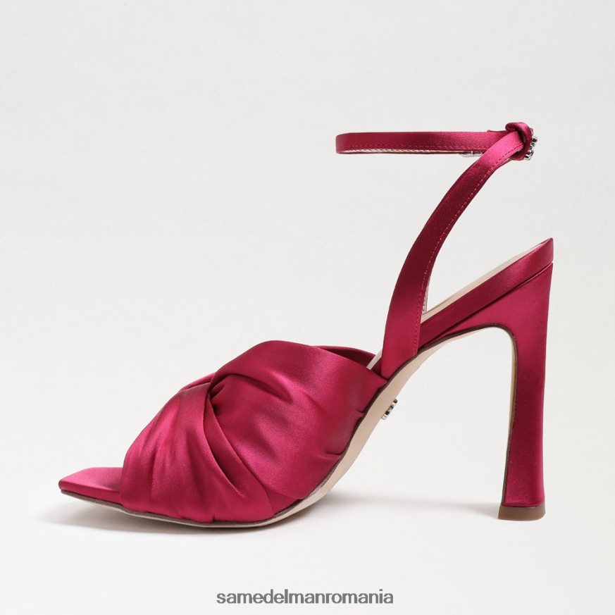 Sam Edelman încălţăminte satin zmeură femei toc cu bretele lavanda HN448Z949