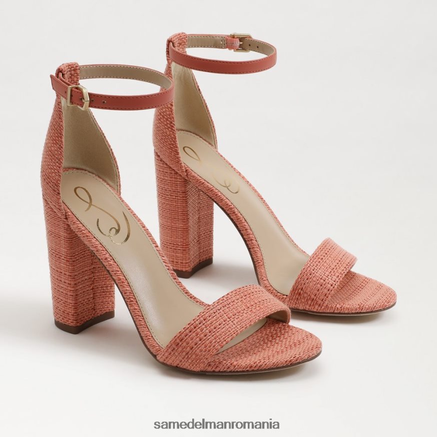 Sam Edelman încălţăminte stuc roz femei sandale cu toc bloc yaro HN448Z323