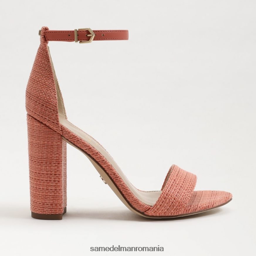Sam Edelman încălţăminte stuc roz femei sandale cu toc bloc yaro HN448Z323