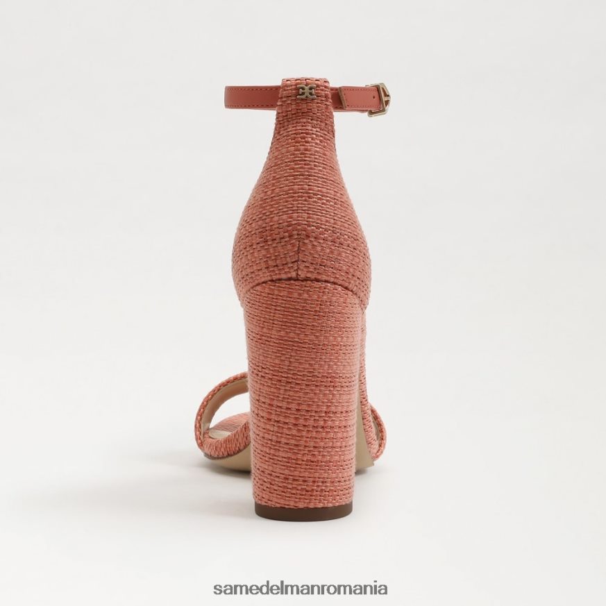 Sam Edelman încălţăminte stuc roz femei sandale cu toc bloc yaro HN448Z323