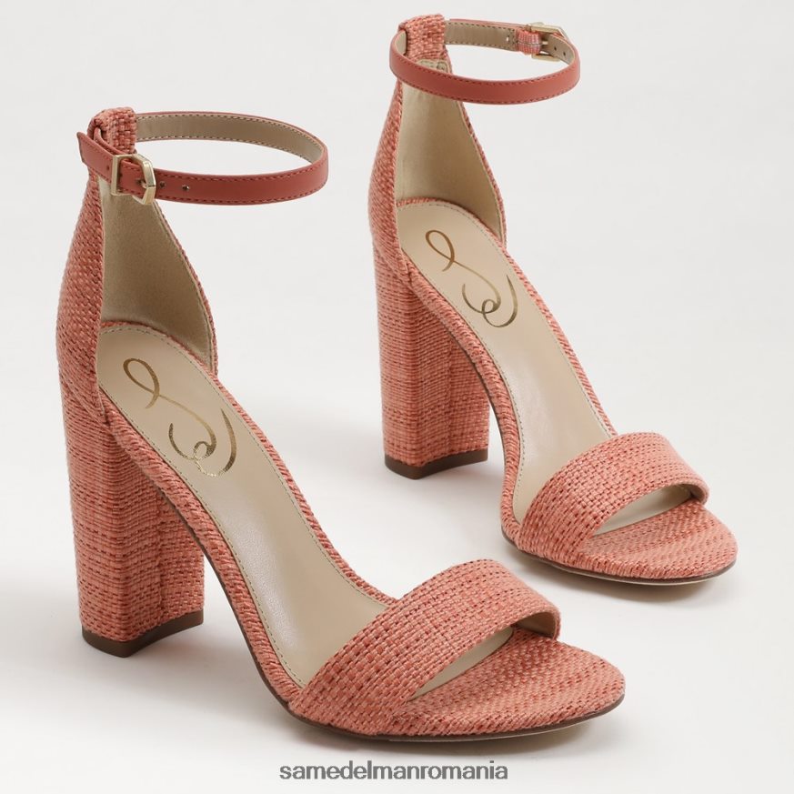 Sam Edelman încălţăminte stuc roz femei sandale cu toc bloc yaro HN448Z323