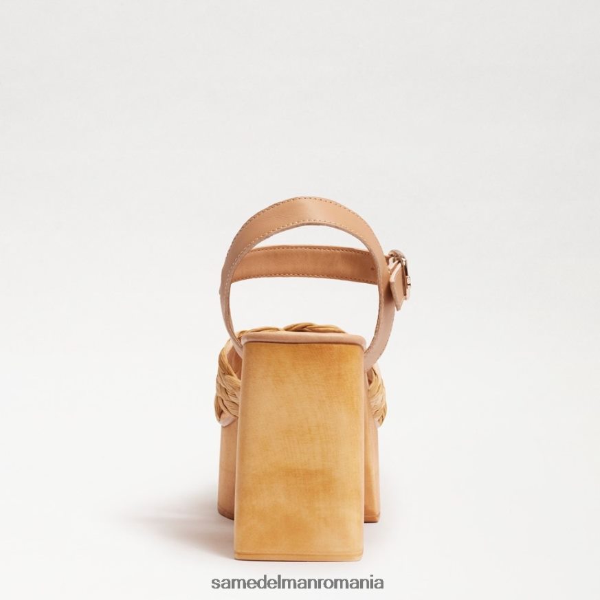 Sam Edelman încălţăminte tan multi femei suzannah platformă cu toc bloc HN448Z566