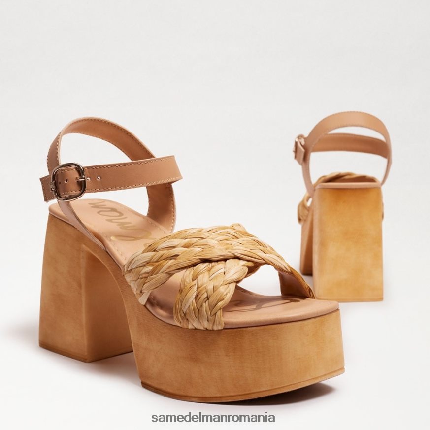 Sam Edelman încălţăminte tan multi femei suzannah platformă cu toc bloc HN448Z566