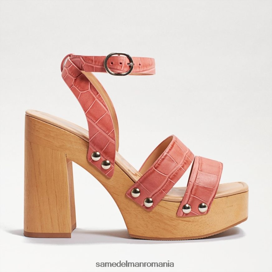 Sam Edelman încălţăminte terra rose croc femei sandală cu toc cu platformă rosalind HN448Z801