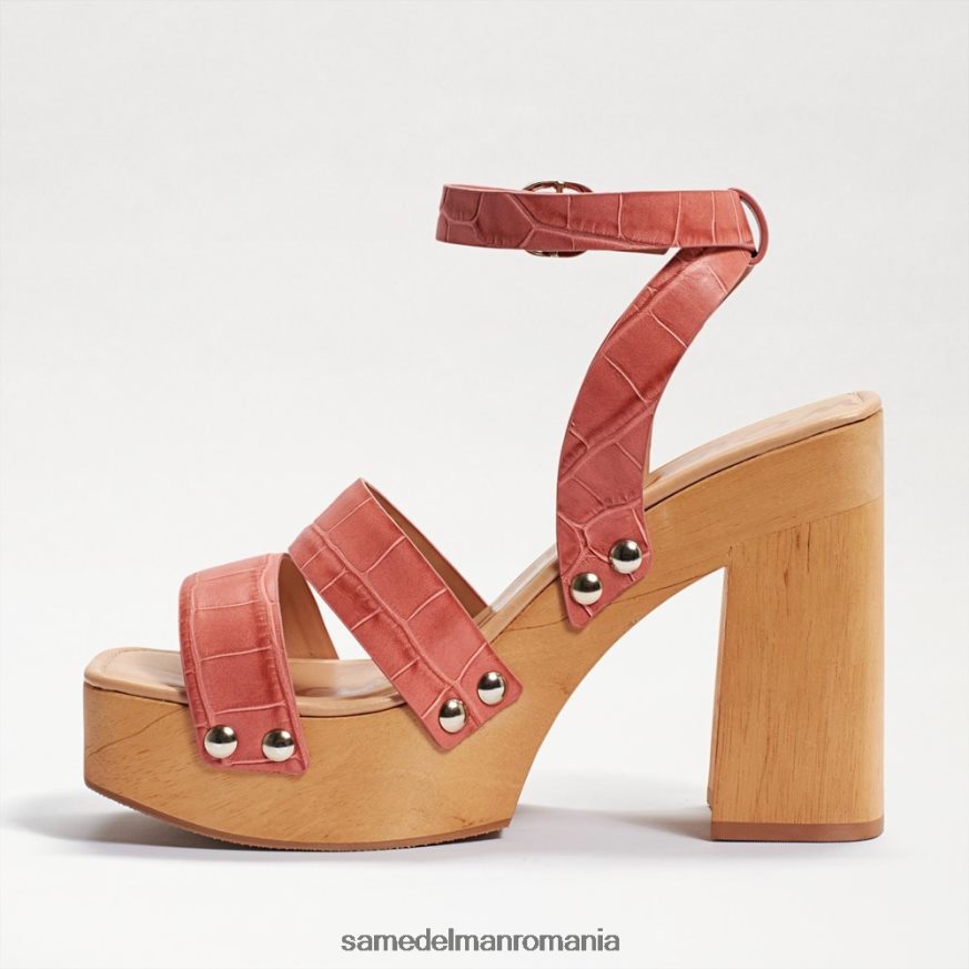 Sam Edelman încălţăminte terra rose croc femei sandală cu toc cu platformă rosalind HN448Z801
