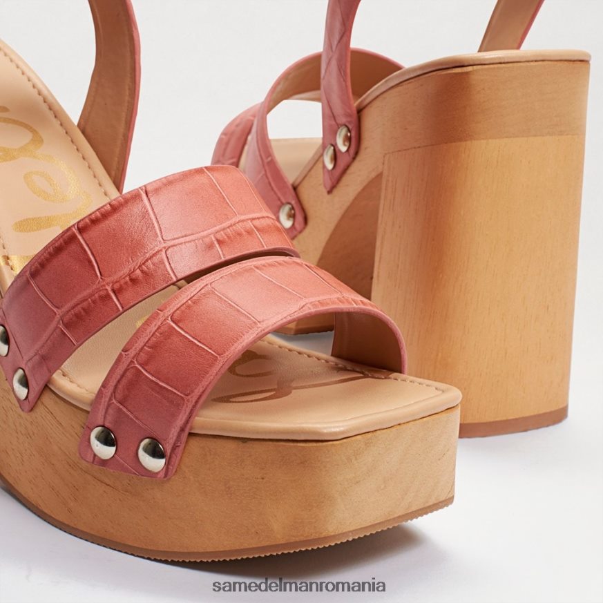 Sam Edelman încălţăminte terra rose croc femei sandală cu toc cu platformă rosalind HN448Z801