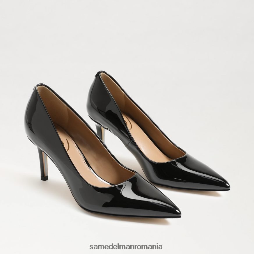 Sam Edelman încălţăminte brevet negru femei Viena kitten heel pump HN448Z213