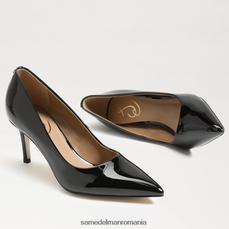 Sam Edelman încălţăminte brevet negru femei Viena kitten heel pump HN448Z213