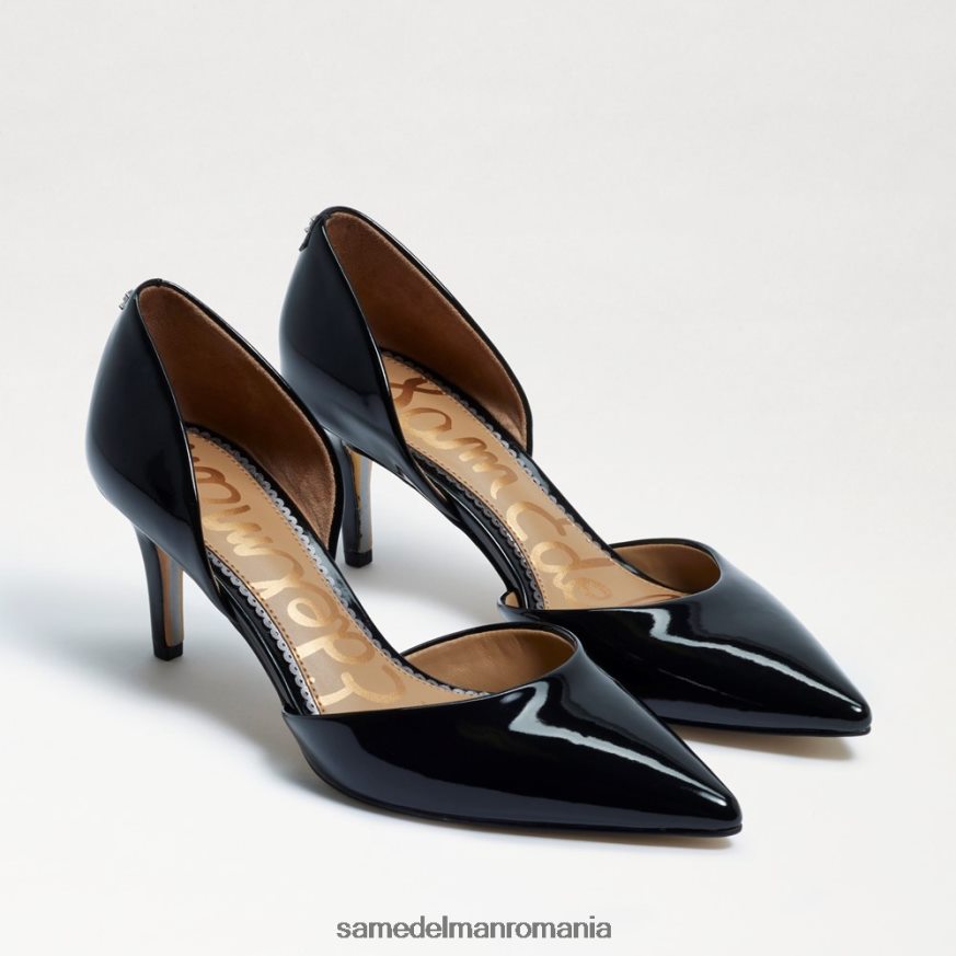 Sam Edelman încălţăminte brevet negru femei jaina ascuțit toe kitten heel HN448Z552