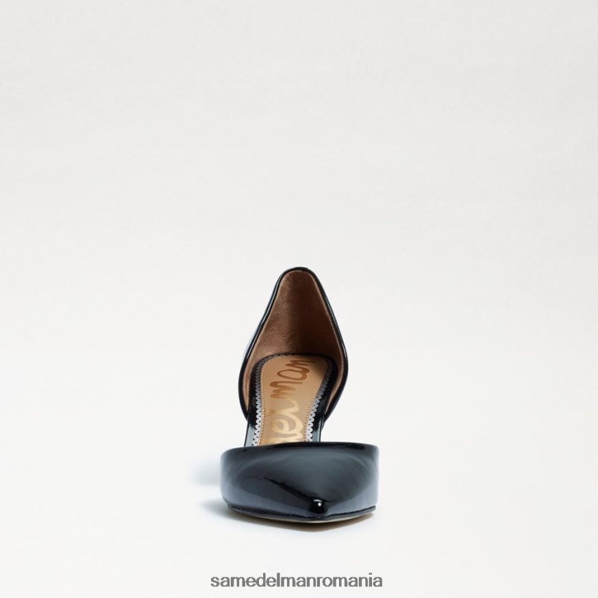 Sam Edelman încălţăminte brevet negru femei jaina ascuțit toe kitten heel HN448Z552