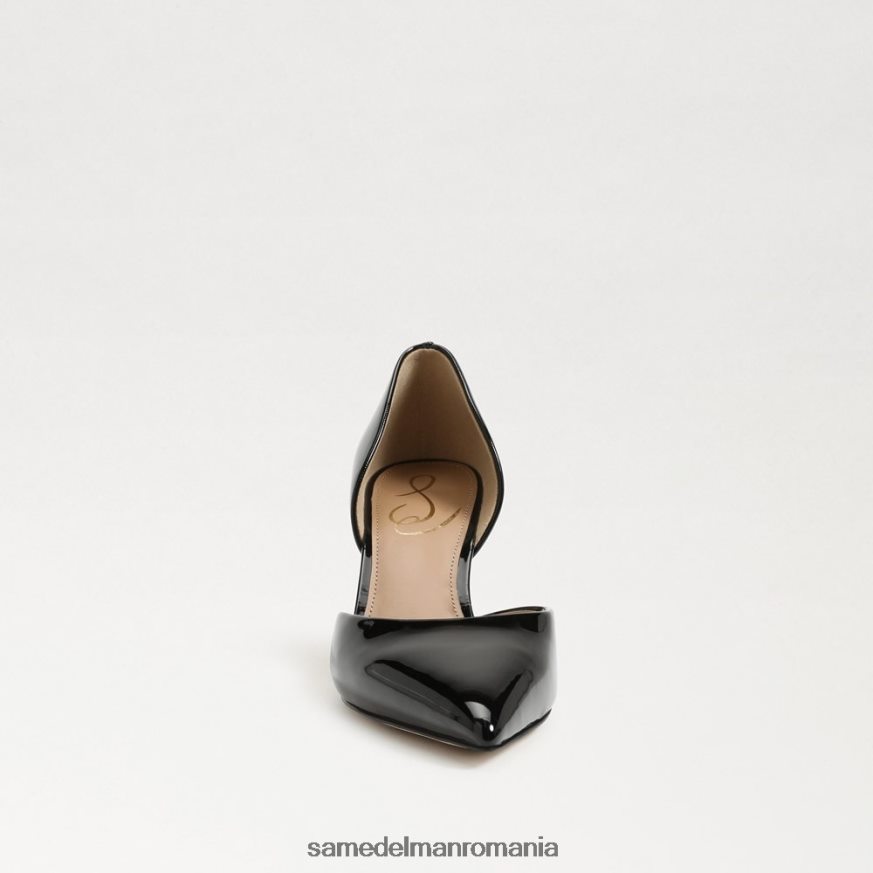 Sam Edelman încălţăminte brevet negru femei pompă cu vârf ascuțit HN448Z363