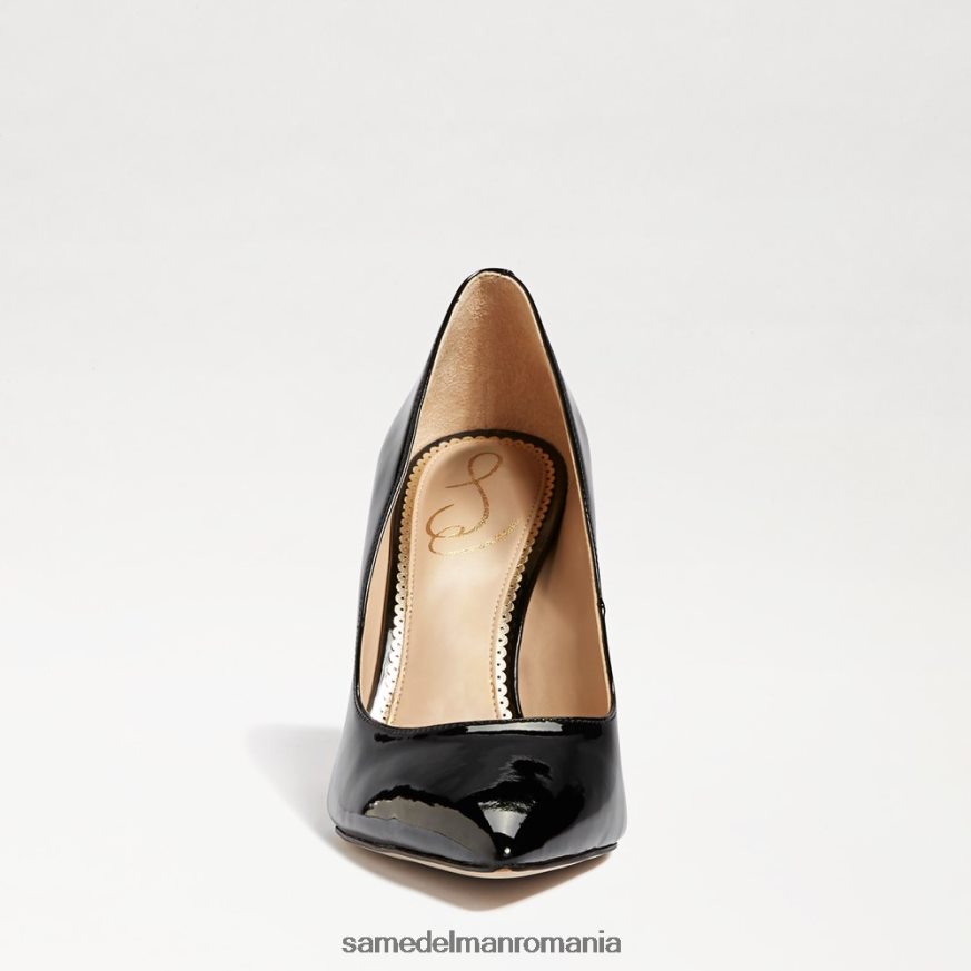 Sam Edelman încălţăminte brevet negru femei toc ascuțit alun HN448Z159